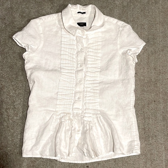 Talbots pure Irish linen shirt PS - Picture 1 of 7